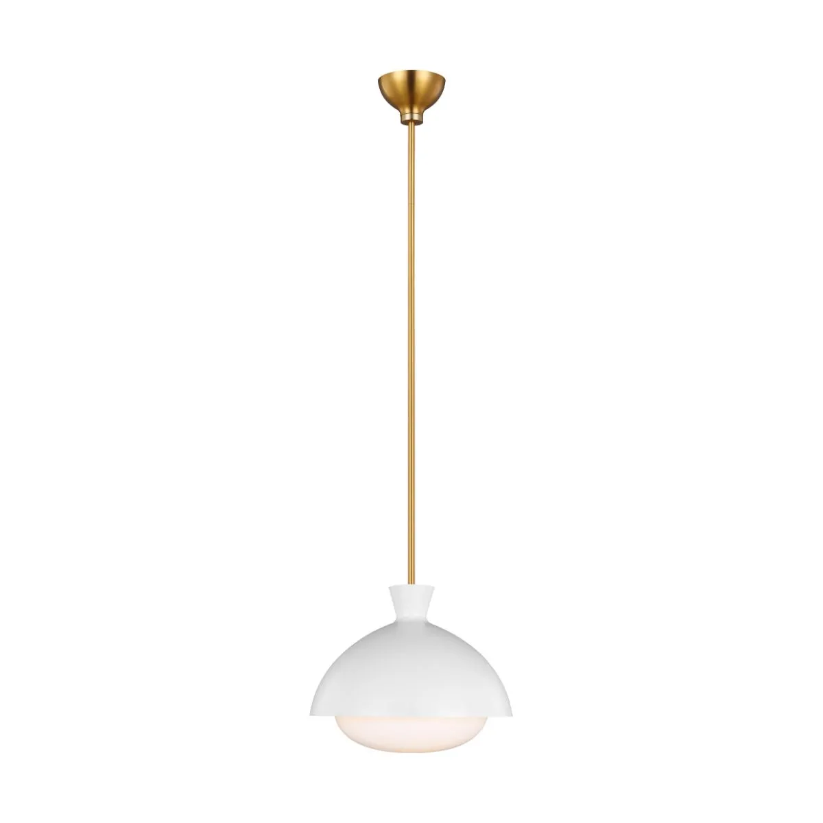 Lucerne 15 in. Pendant Light Matte White finish