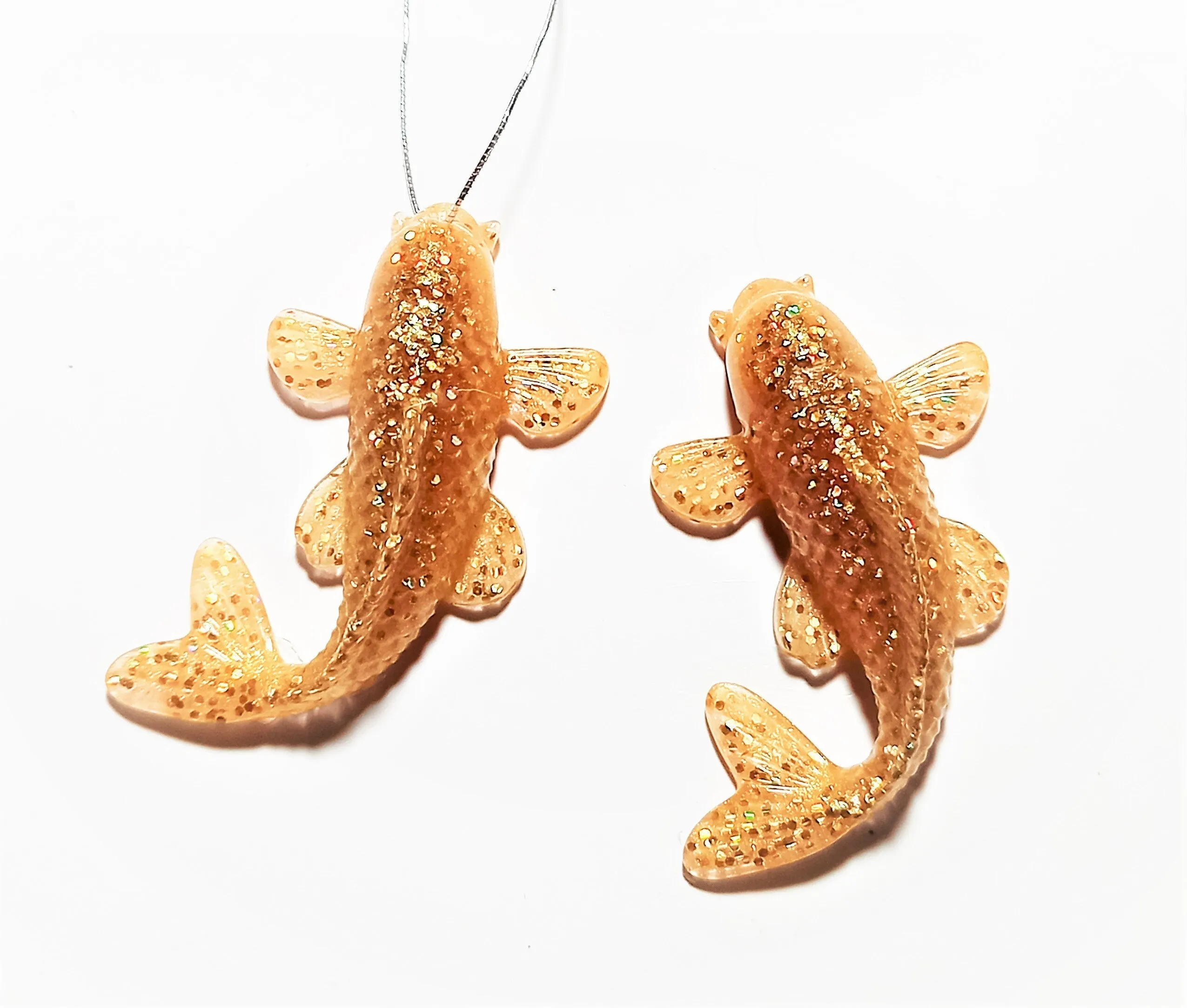 Lucky Koi Fish KeyChain/Magnet/Christmas Ornament,Gift for Home Decor/Birthday/Xmas/New Year/Valentine/Thanksgiving/Graduation/Housewarming/