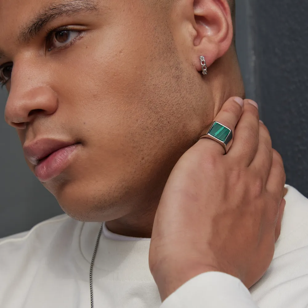 Malachite Signet Ring