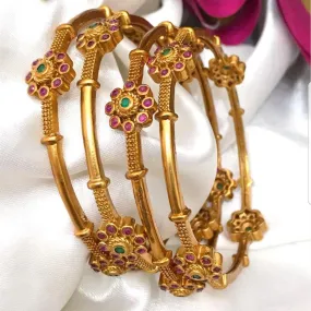 Matte style 4 Set of Bangles