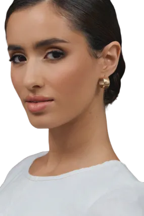 Mini Metal Everyday Hoops Gold