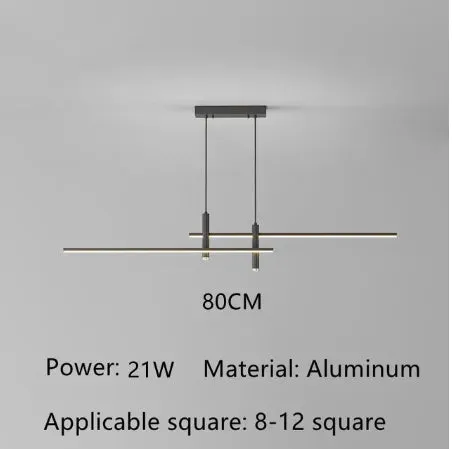 Minimalist Line LED Pendant Lamp for Kitchen Dining Table Restaurant Decor - Mansion