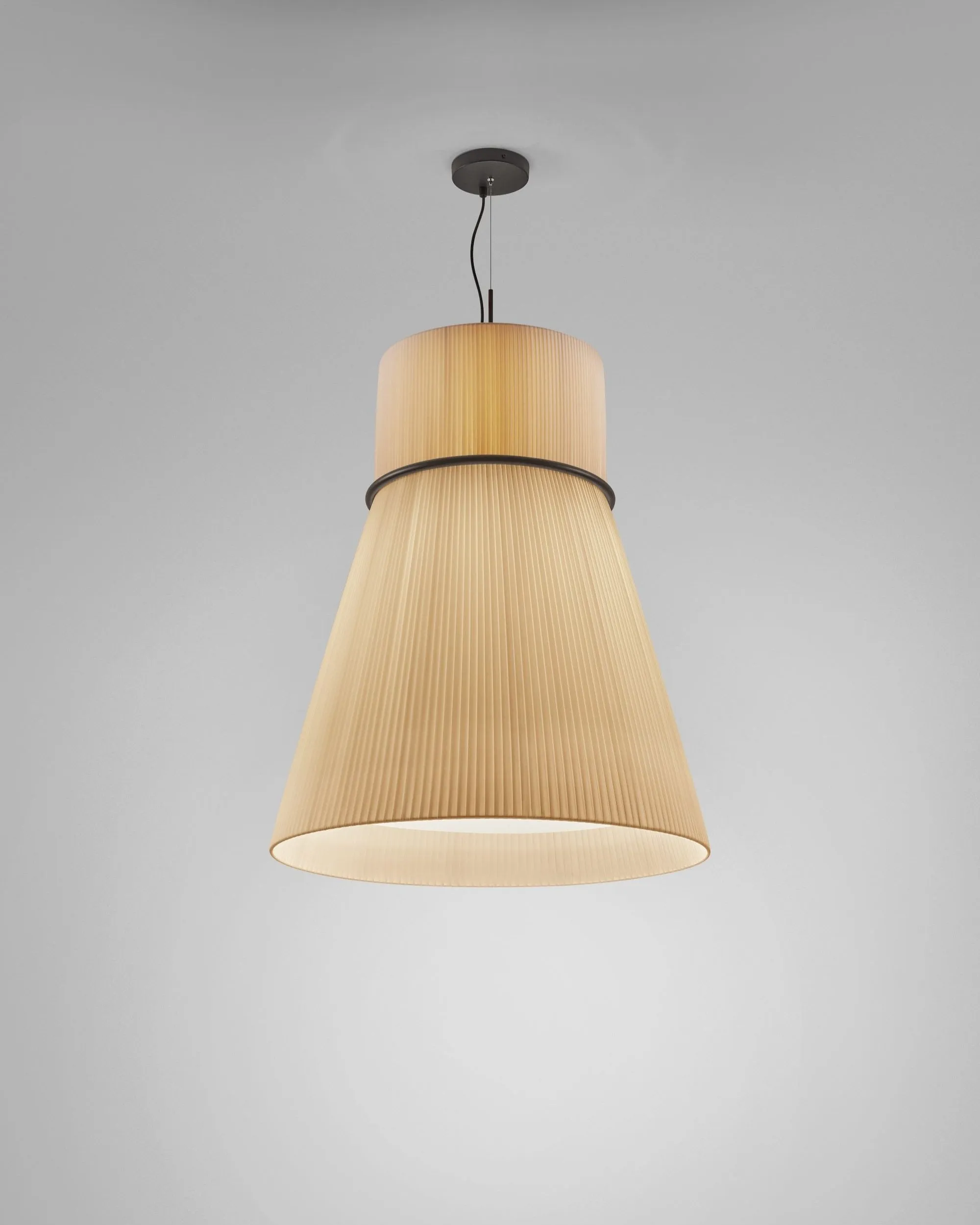 Minimalist Tapered Ribbon Pendant Light