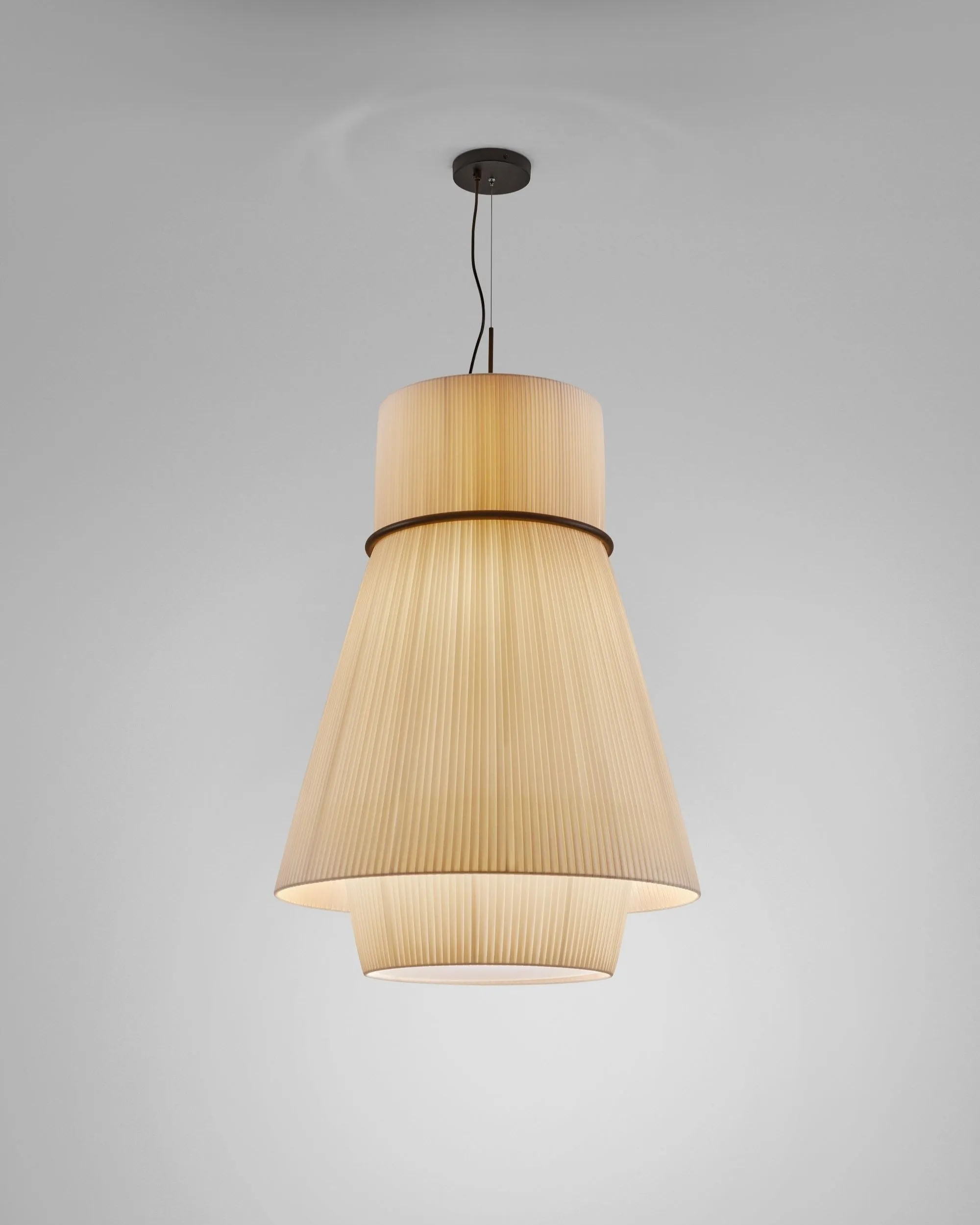 Minimalist Tapered Ribbon Pendant Light