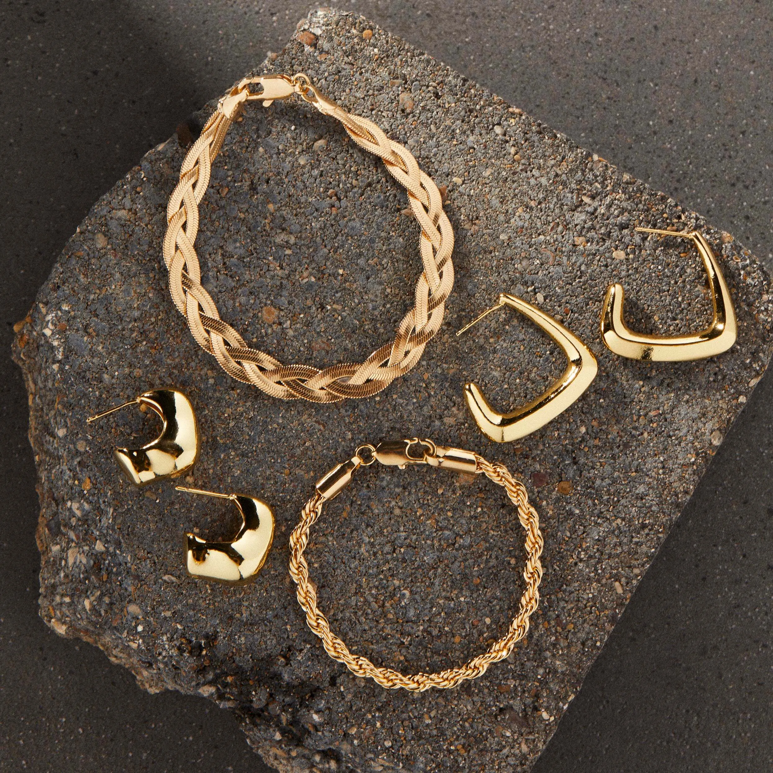 Mod Hoop Earrings