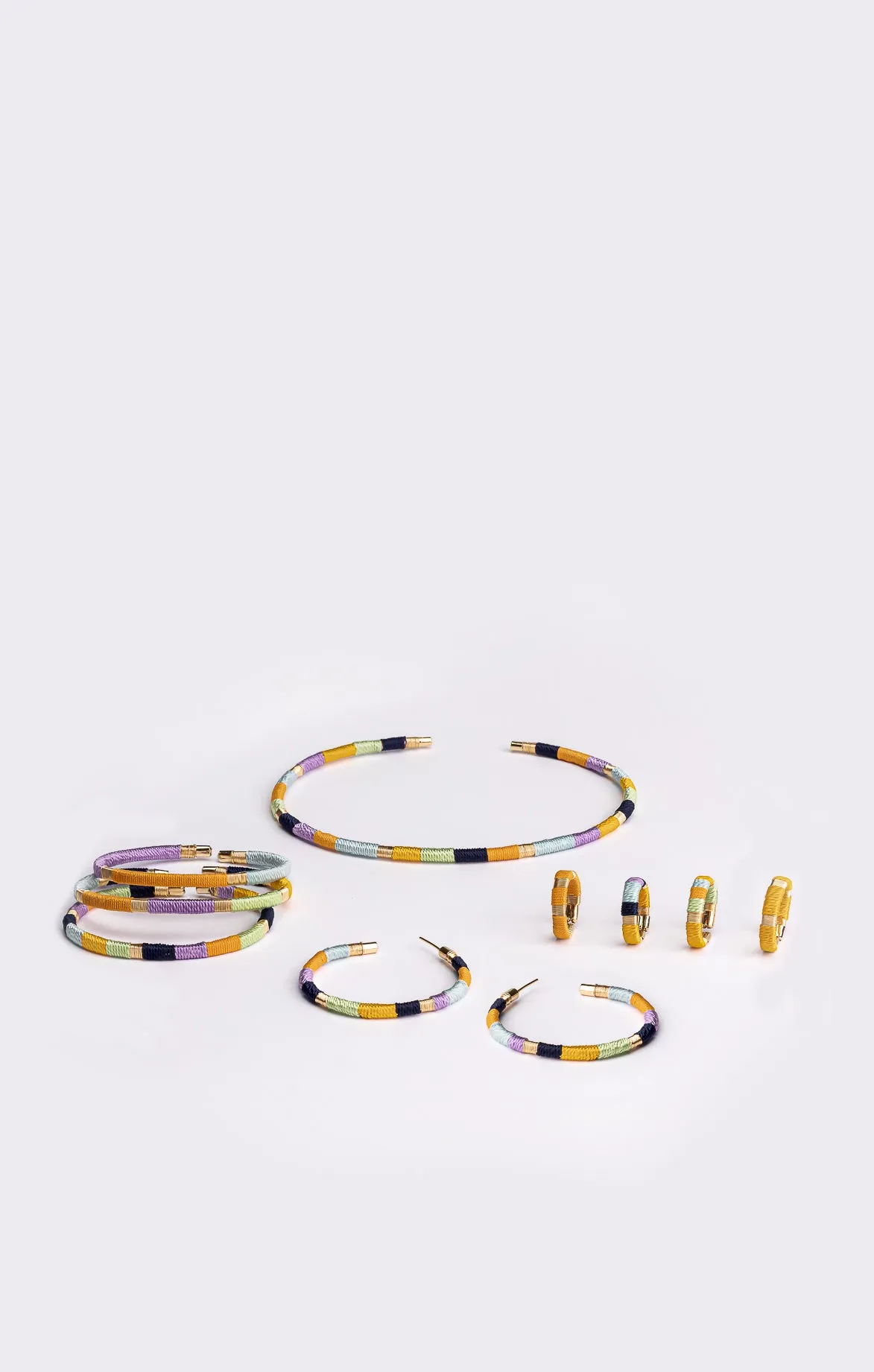 Multicolour Cobalt Bangle Bracelets