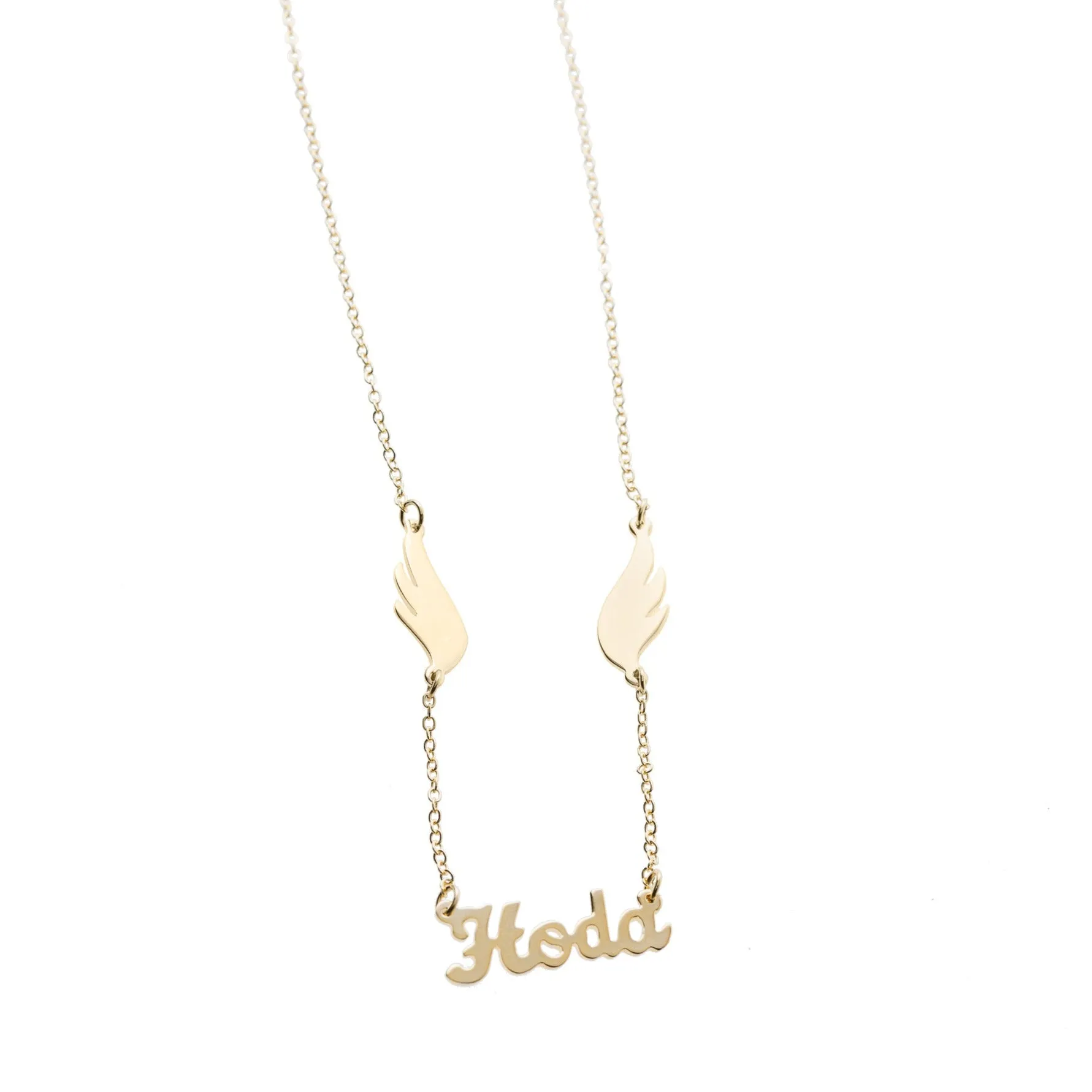 Name & Wings Necklace