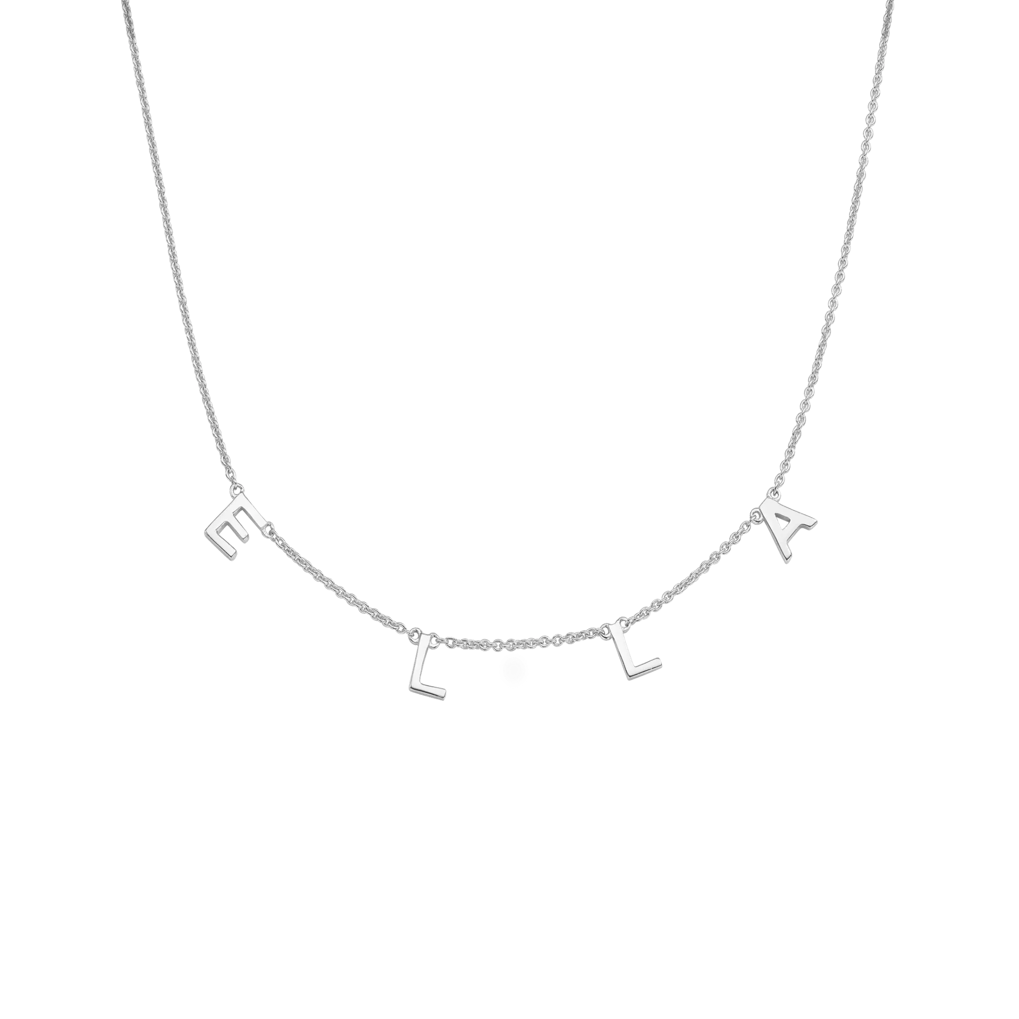 Name Necklace - 14K Rose Gold
