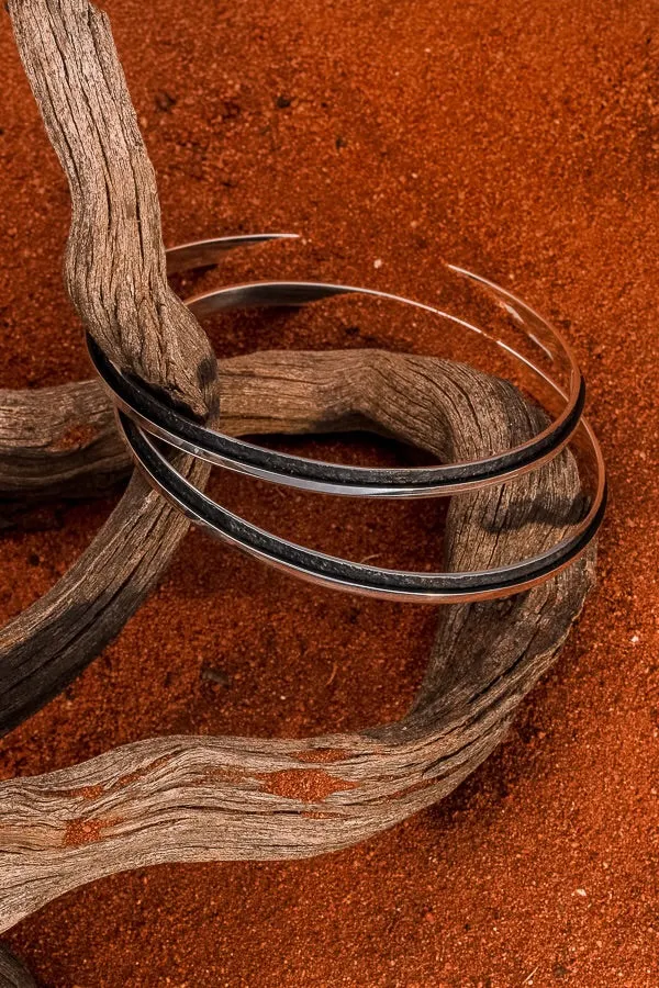 Nondualism - Silver Bangle