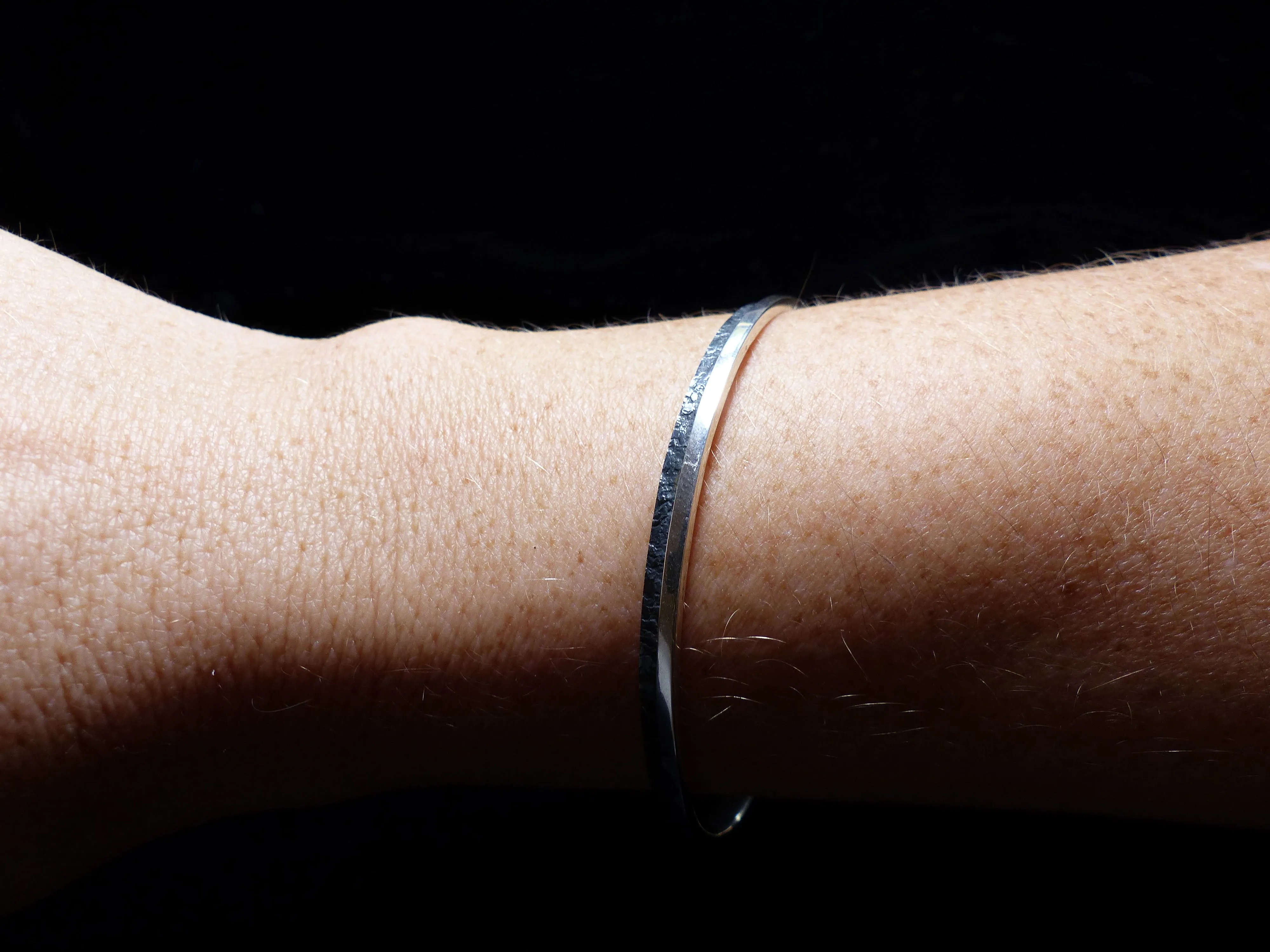 Nondualism - Silver Bangle