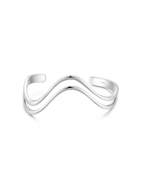 Ocean Waves Bracelet (White)