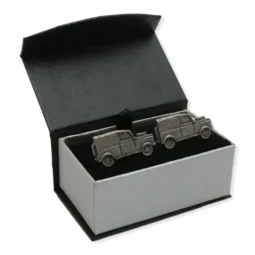 Off Roader Set of Pewter Cufflinks