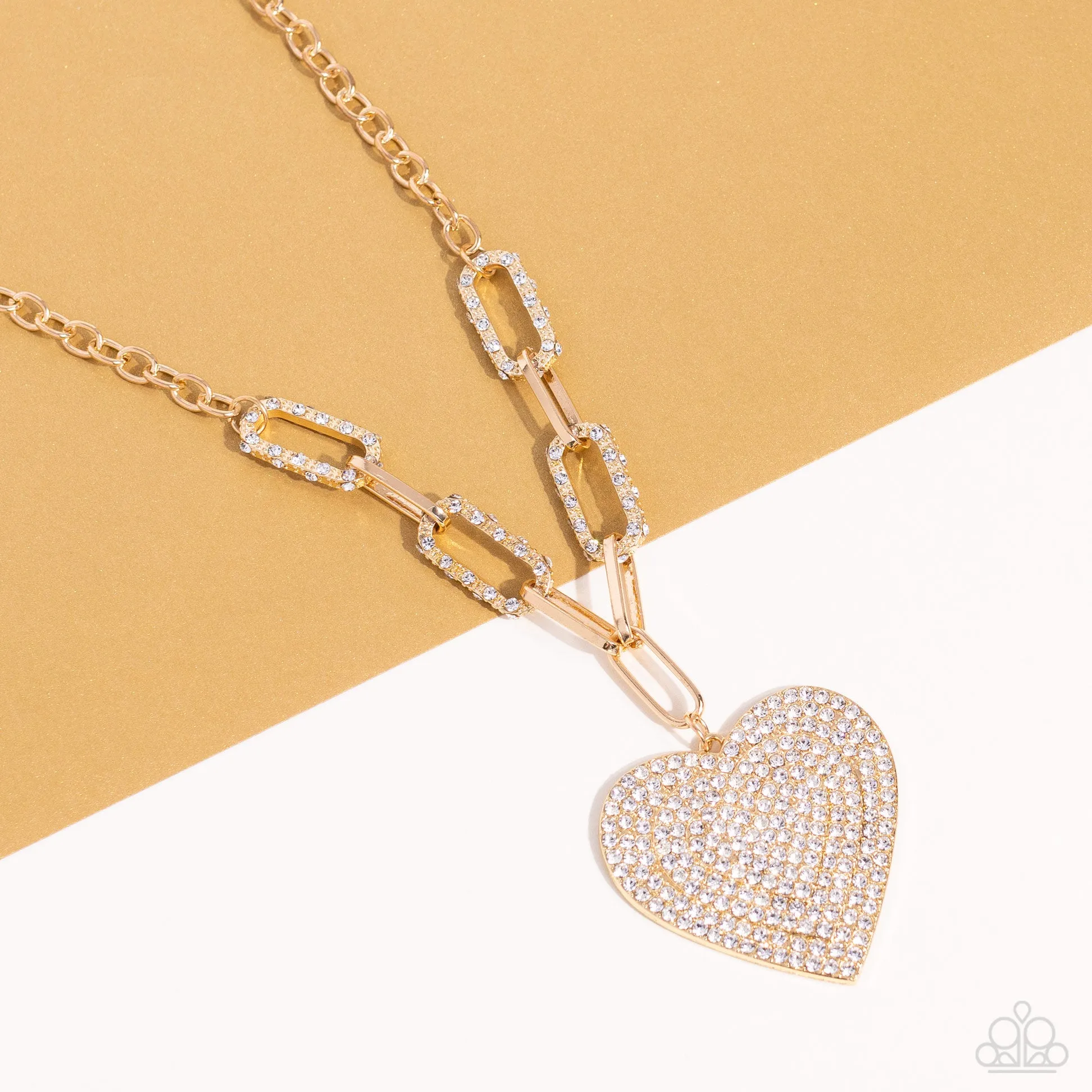 Paparazzi Necklace ~ Roadside Romance - Gold