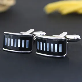 Peluche Sleek Plush Mother of Pearl Cufflinks