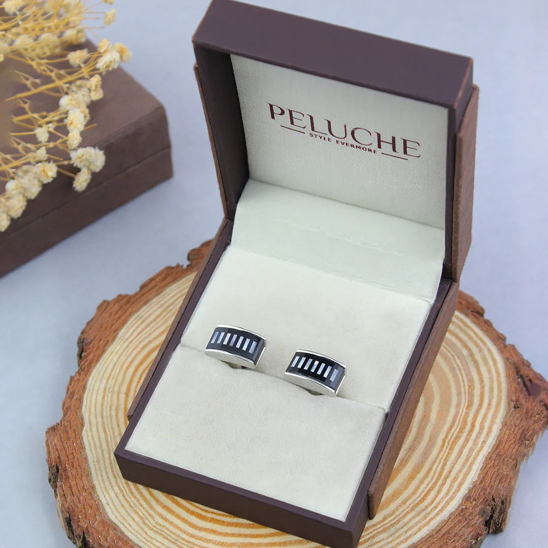 Peluche Sleek Plush Mother of Pearl Cufflinks