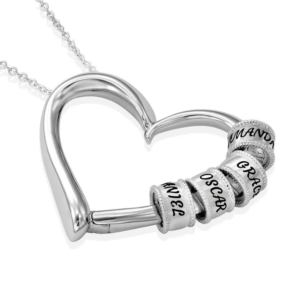 Personalized Heart Name Necklace