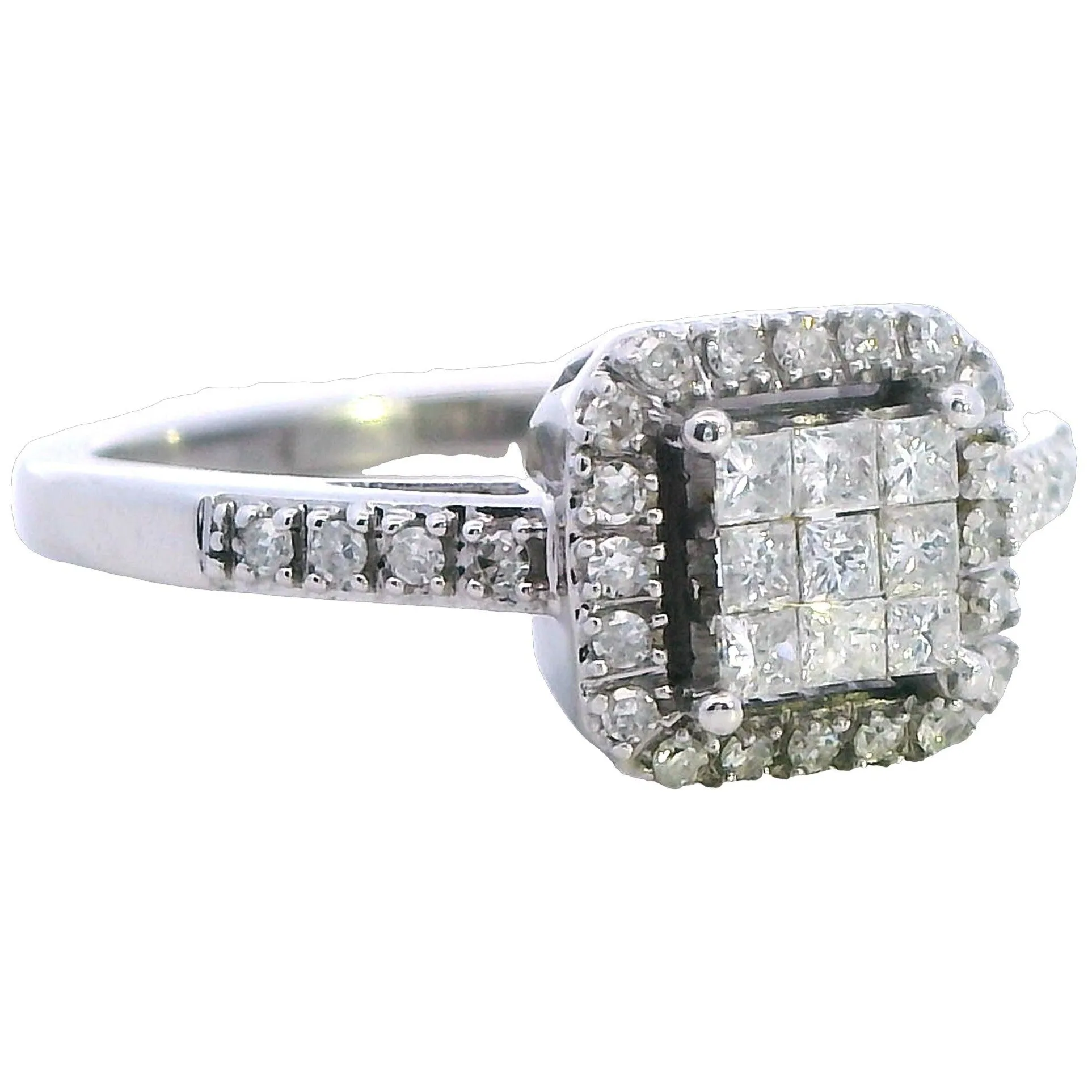 Propose with Brilliance this Valentine's: Diamond Symphony in 10K White Gold