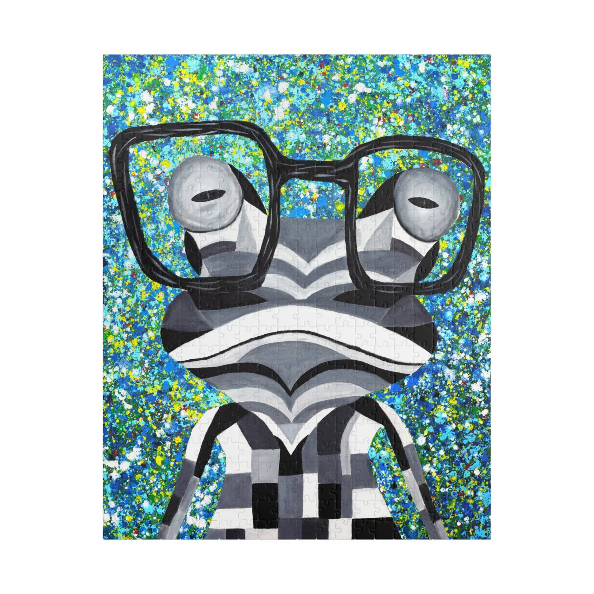 Puzzle Funky Frog