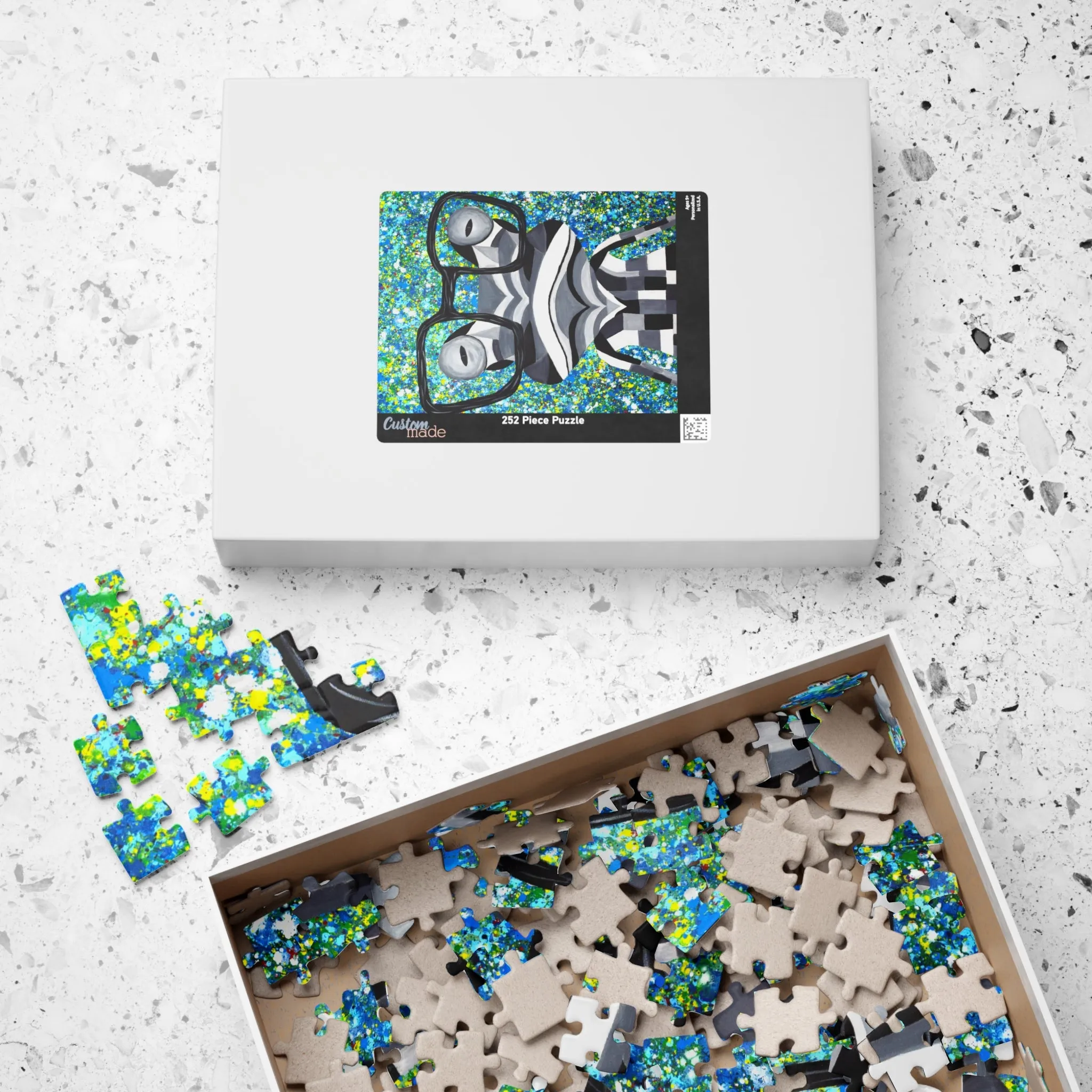 Puzzle Funky Frog