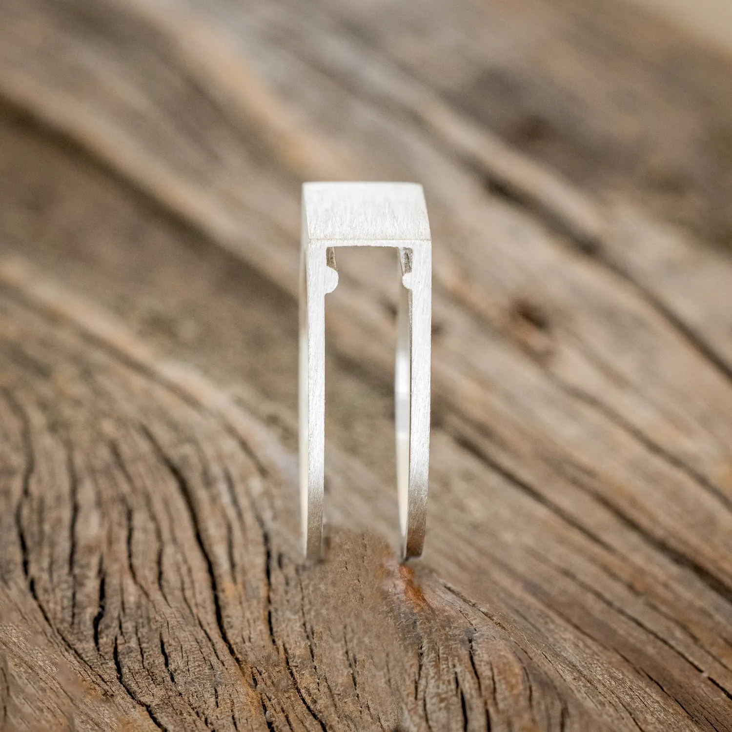 "HEMLOCK" - CUSTOMIZABLE SILVER POISON RING