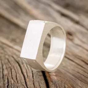 "HEMLOCK" - CUSTOMIZABLE SILVER POISON RING