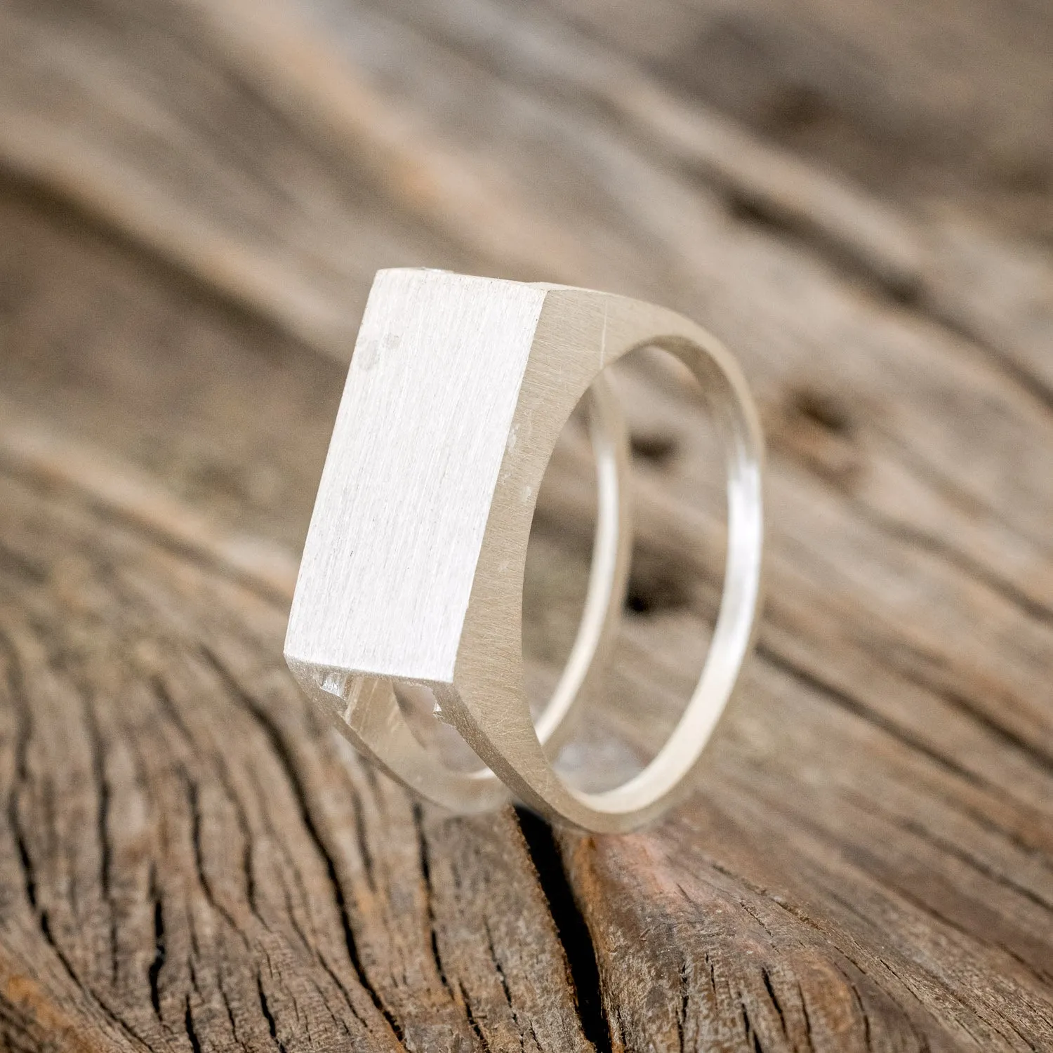 "HEMLOCK" - CUSTOMIZABLE SILVER POISON RING