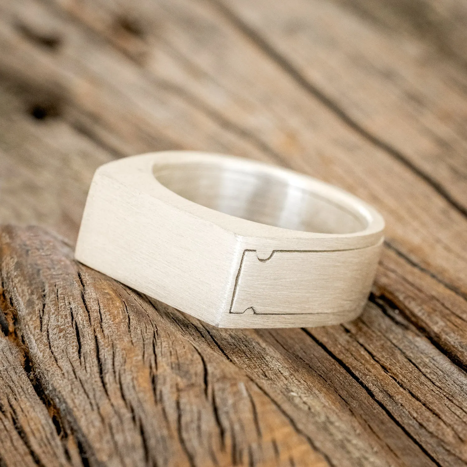 "HEMLOCK" - CUSTOMIZABLE SILVER POISON RING