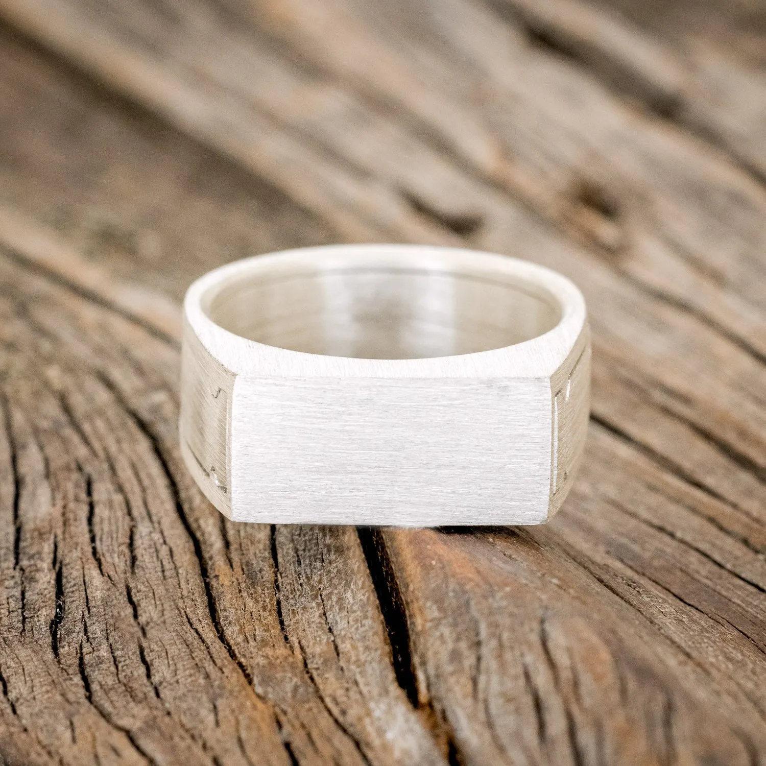 "HEMLOCK" - CUSTOMIZABLE SILVER POISON RING