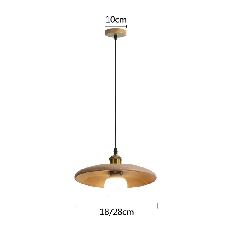 Scandinavian Wooden Pendant Lamp