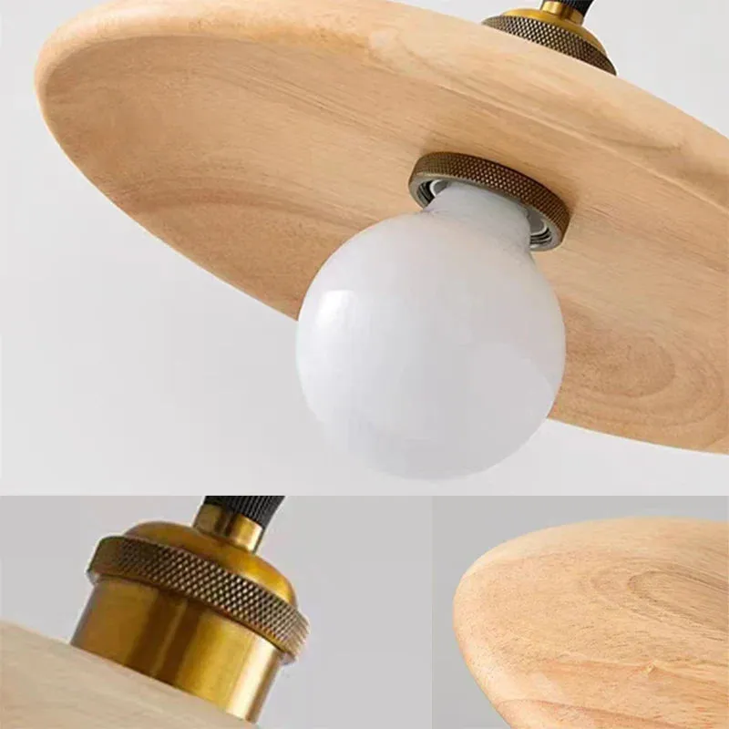 Scandinavian Wooden Pendant Lamp