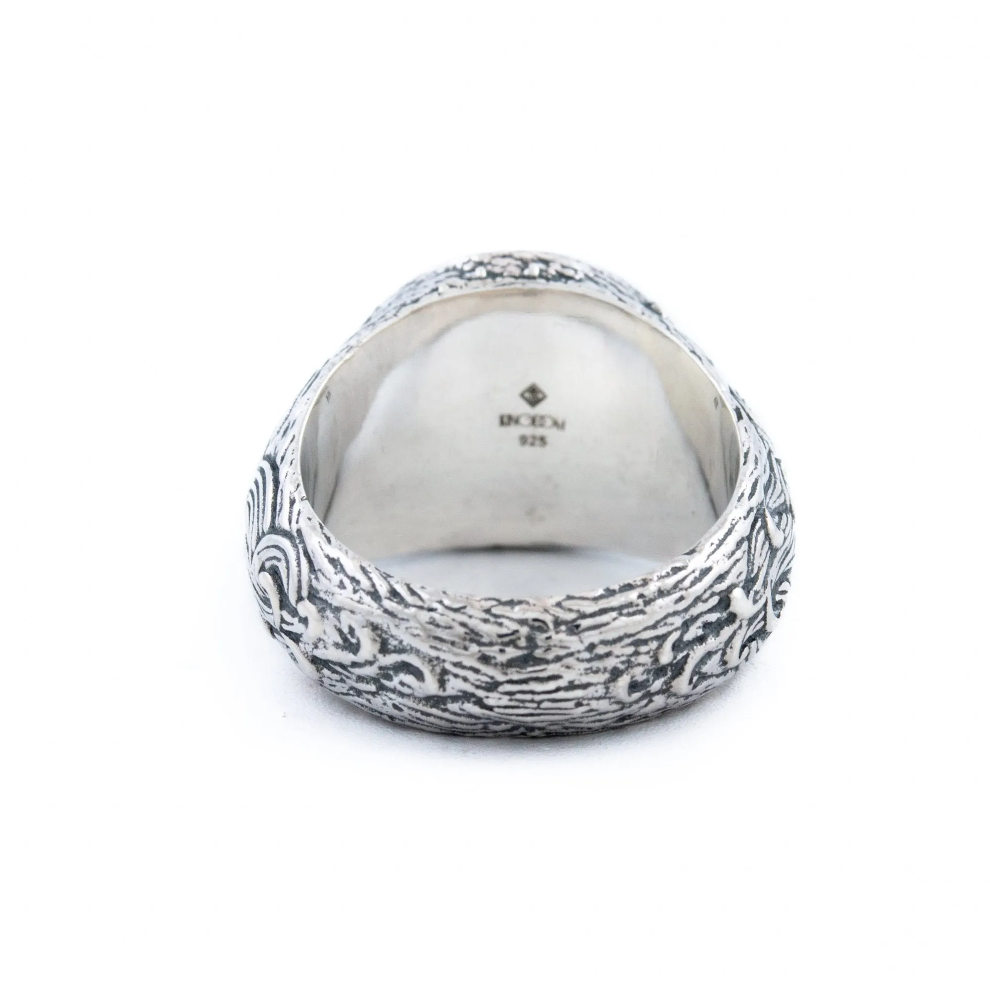 Silver "Wave" Signet Ring