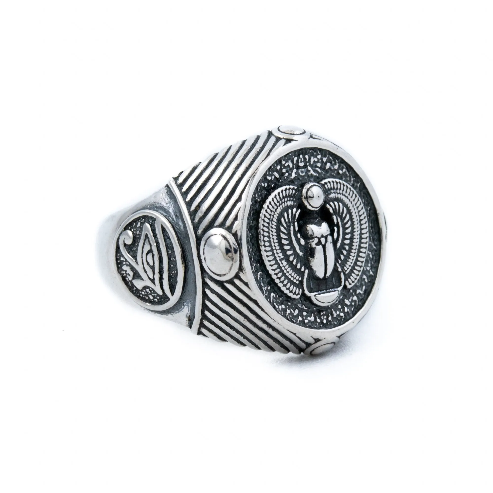 Silver Scarab Signet