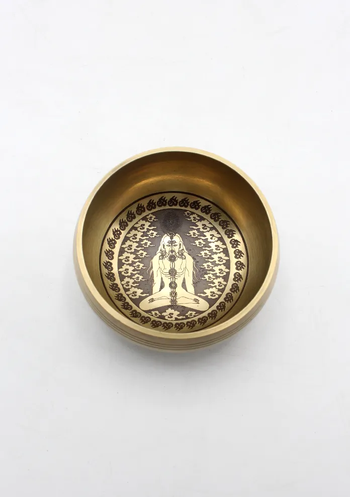 Singing Bowl with Spiritual and Symbolic Element Deities