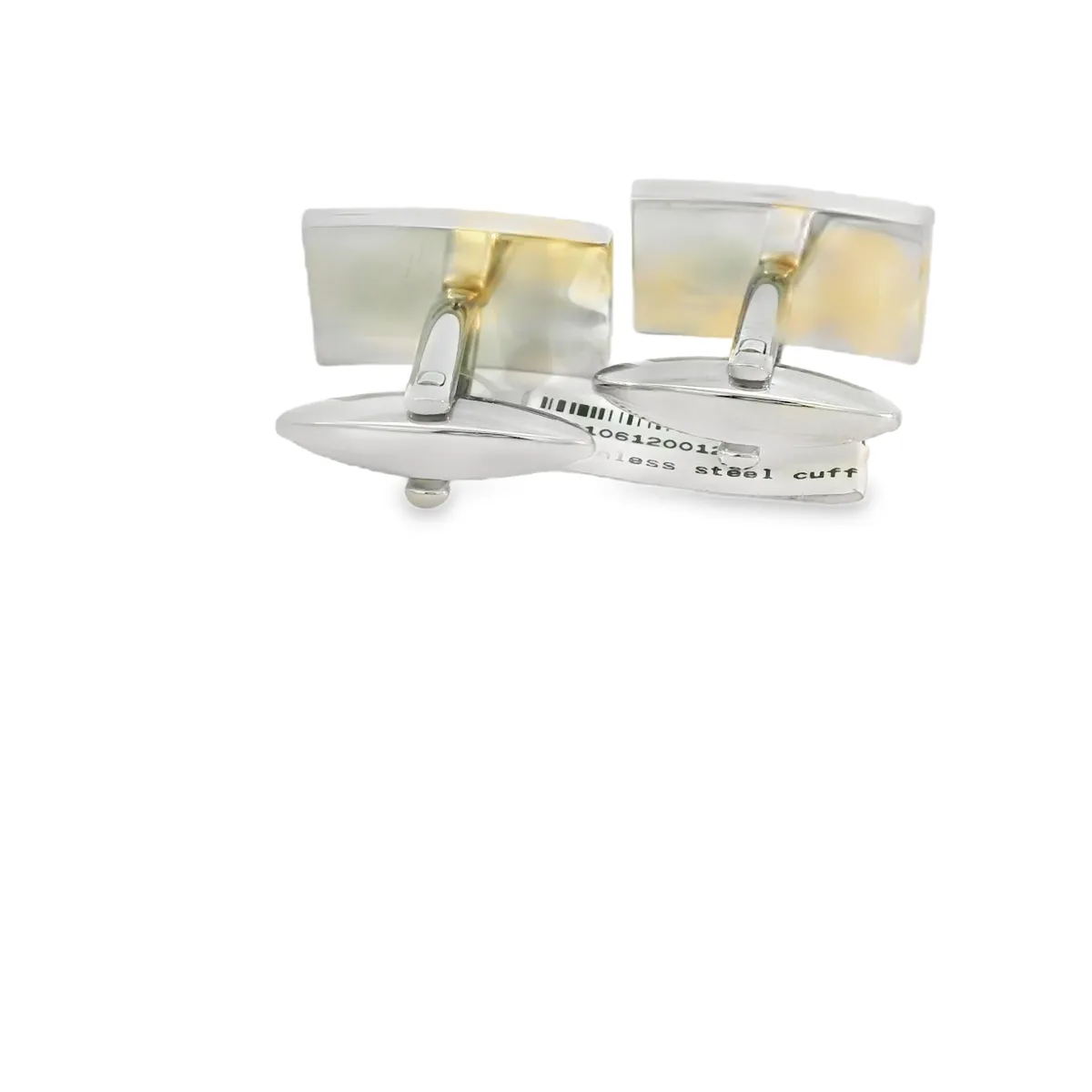 Sleek Stainless Steel Cufflinks for Modern Elegance