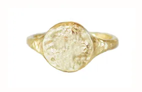 Small Round Signet Ring