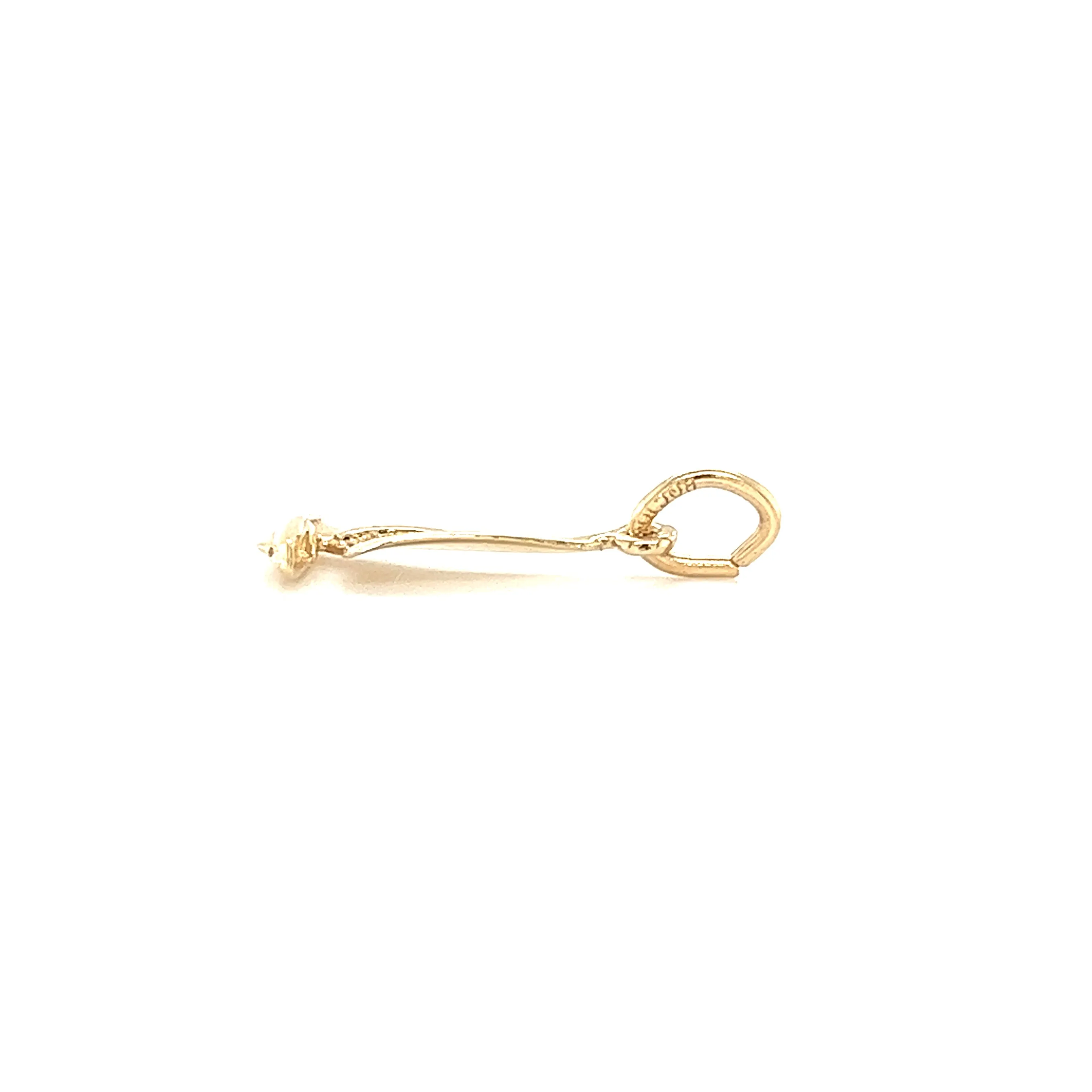 Small Sailboat Charm in 10K Yellow Gold