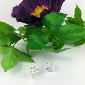 Spun Silver Earrings - SE4820