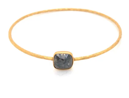 Stacking Rose-cut Diamond Bangle 8