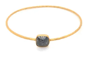 Stacking Rose-cut Diamond Bangle 8