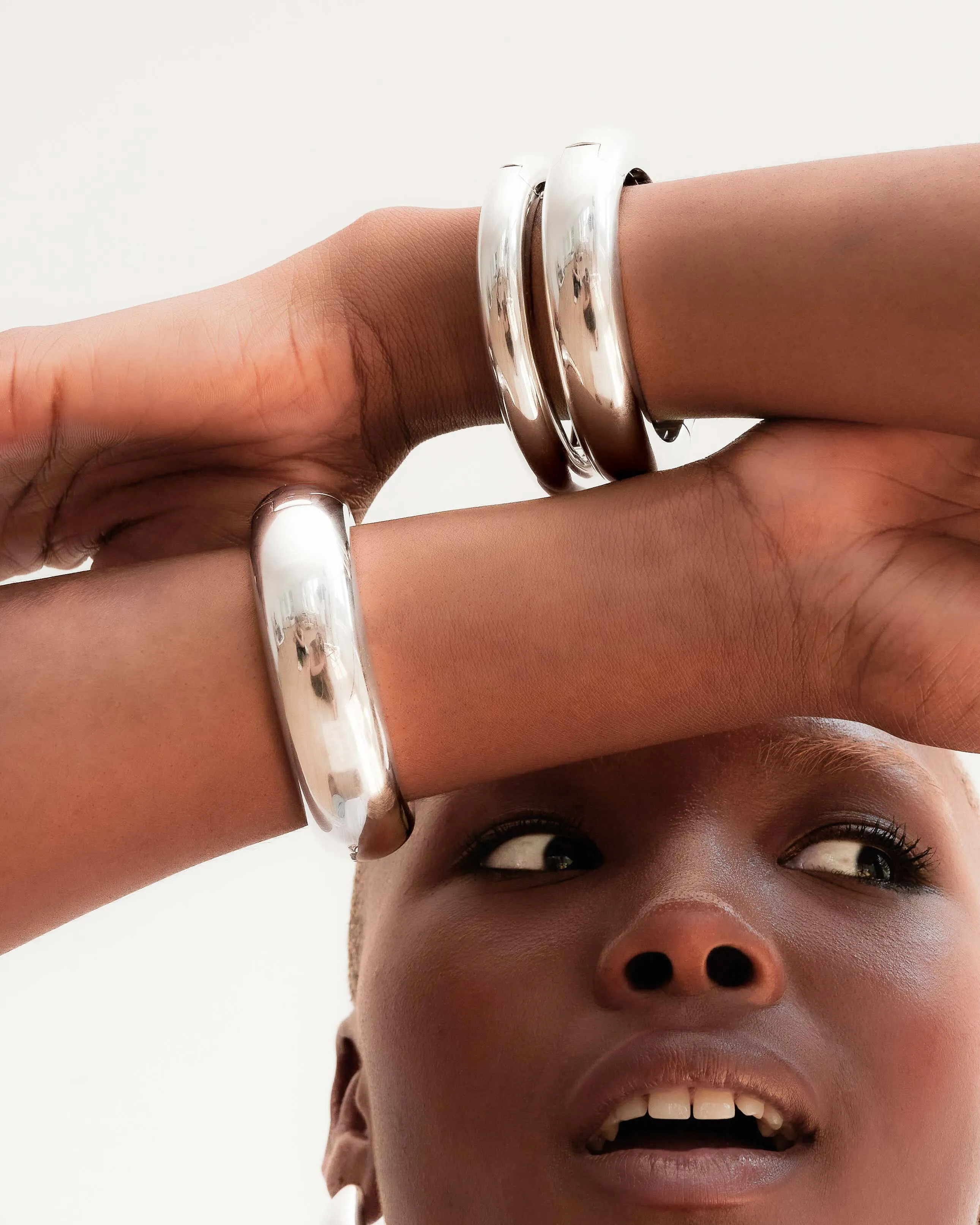 Statement Sterling - Cloud Bangle