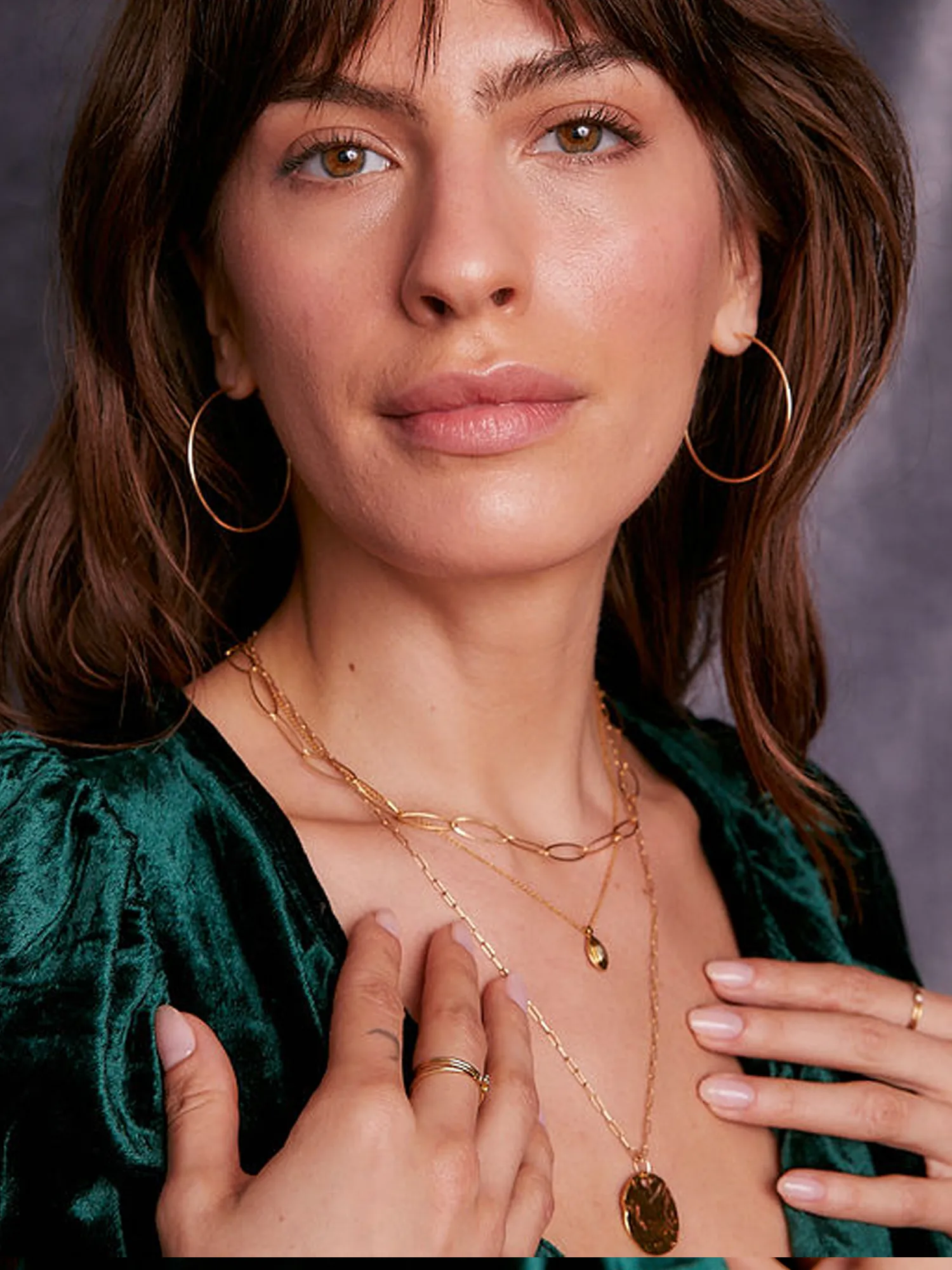 Stephanie Large Hoops