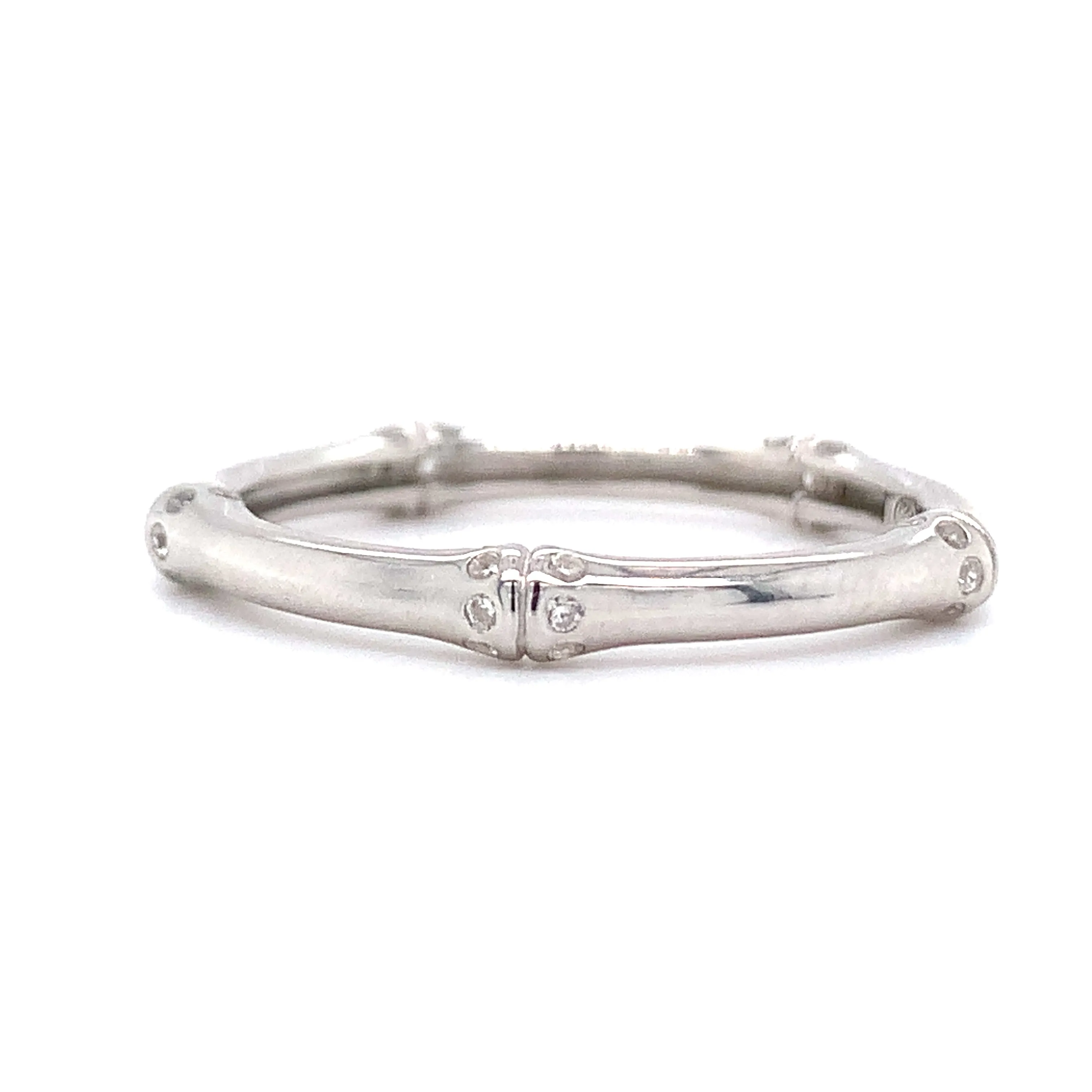 Sterling Silver Bamboo Bar Ring