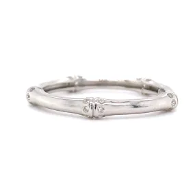 Sterling Silver Bamboo Bar Ring