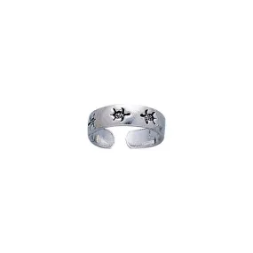 Turtle Silver Toe Ring TR1202