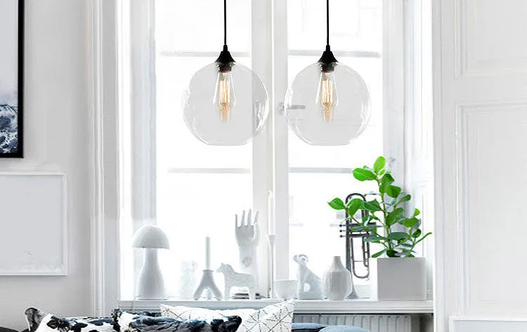 Tuscany Round Glass Pendant Light