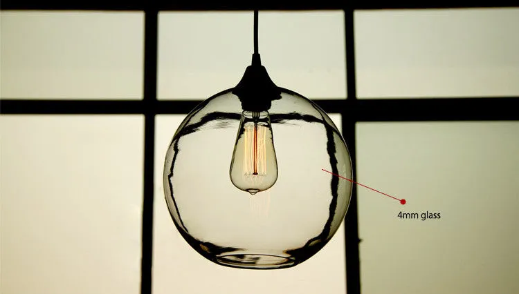 Tuscany Round Glass Pendant Light