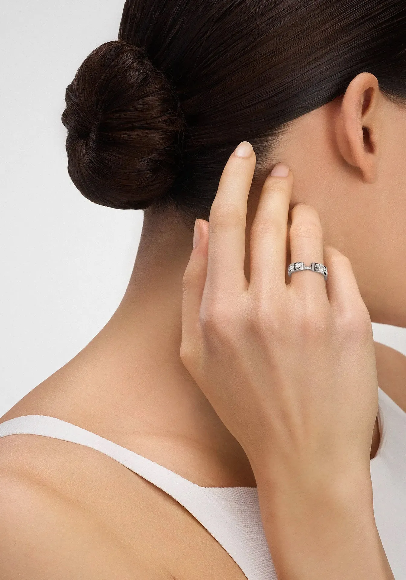 Tuxedo Mood, 18k White Gold   Diamond Ring