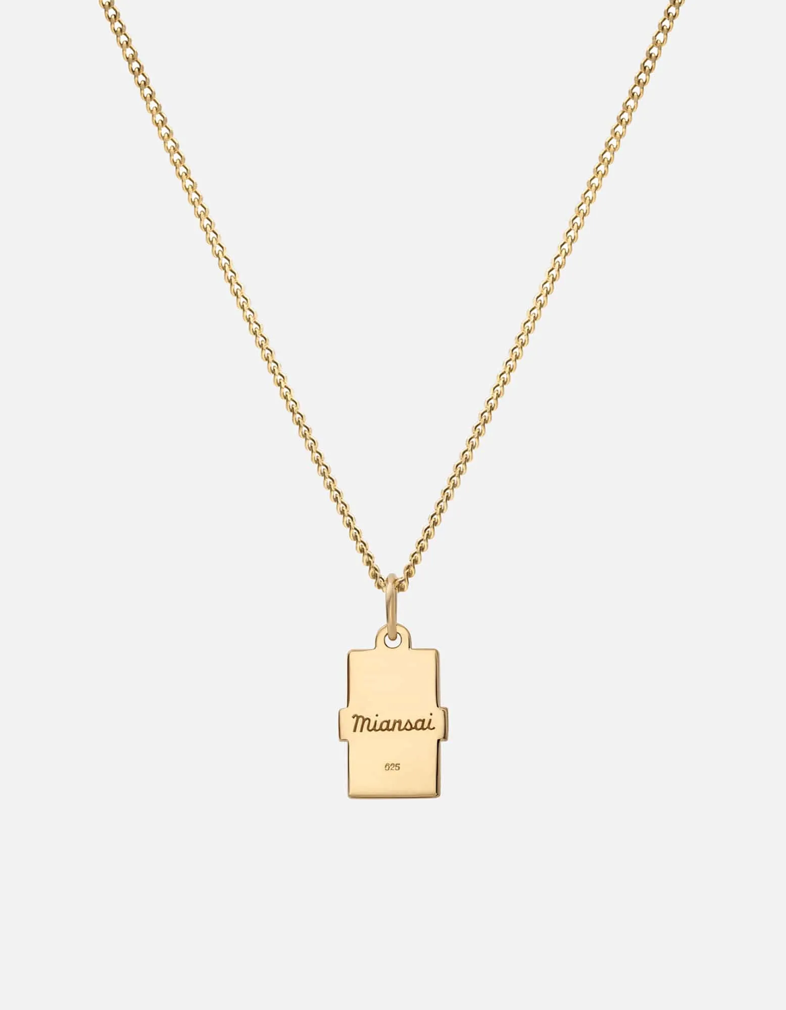 Vault Necklace, Gold Vermeil/Emeralds
