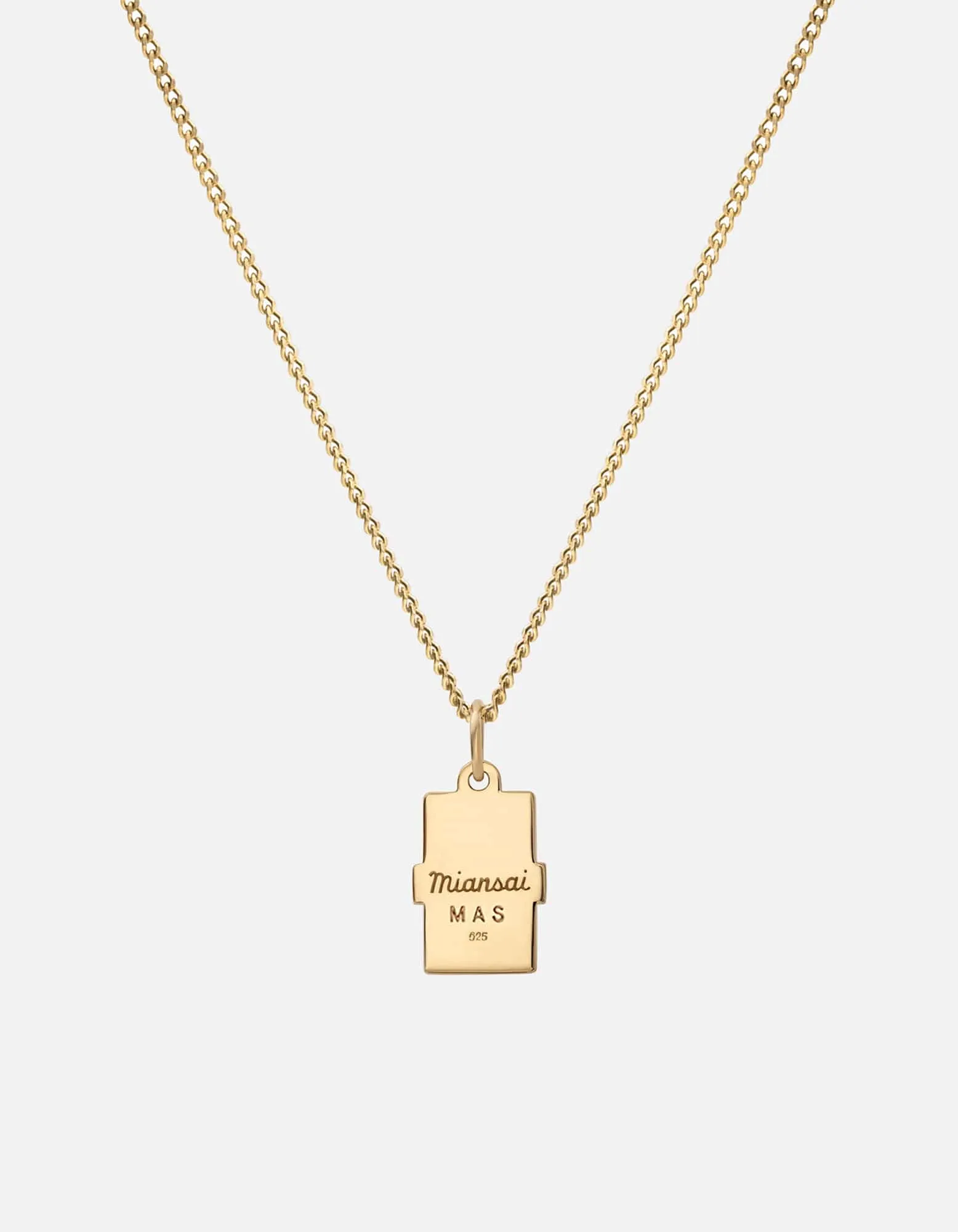 Vault Necklace, Gold Vermeil/Emeralds