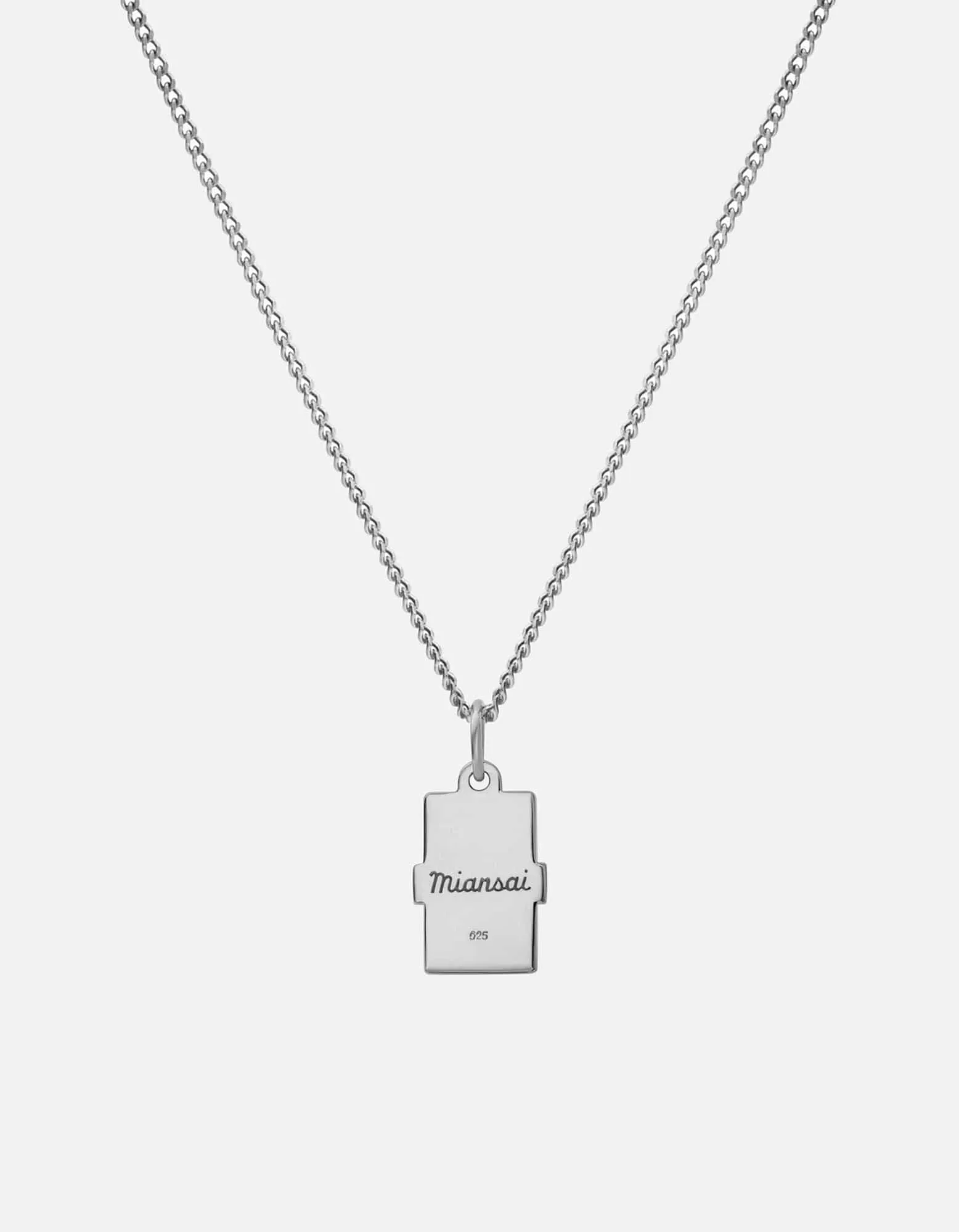 Vault Necklace, Sterling Silver/Emeralds